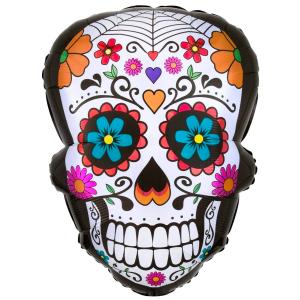 24" (60 cm) Sockerskalle Dia de muertos