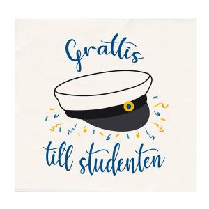 Servetter Grattis till studenten