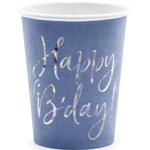 Pappersmugg Happy Birthday 220 ml