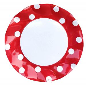 Papperstallrikar Polka Dot 27 cm