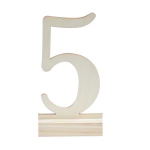 Table Numbers Wooden 1-12