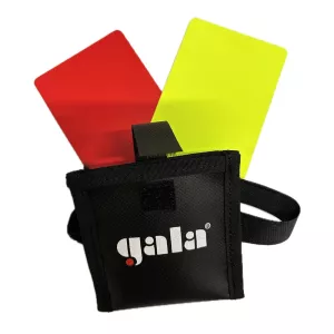 Gala bestraffningskort med stolphållare