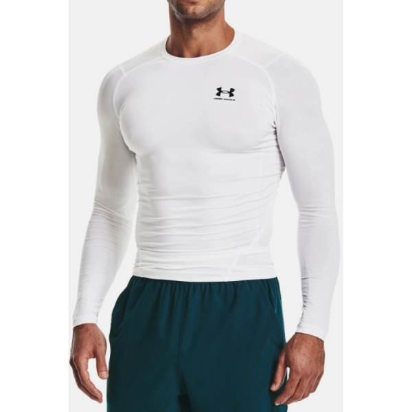 Under Armour Heatgear Tight Lång Ärm Vit