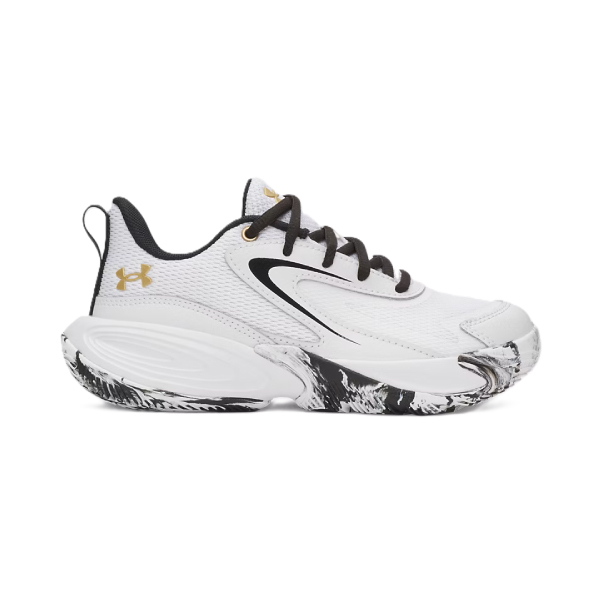Under Armour Lockdown 8 Barn Vit/Svart