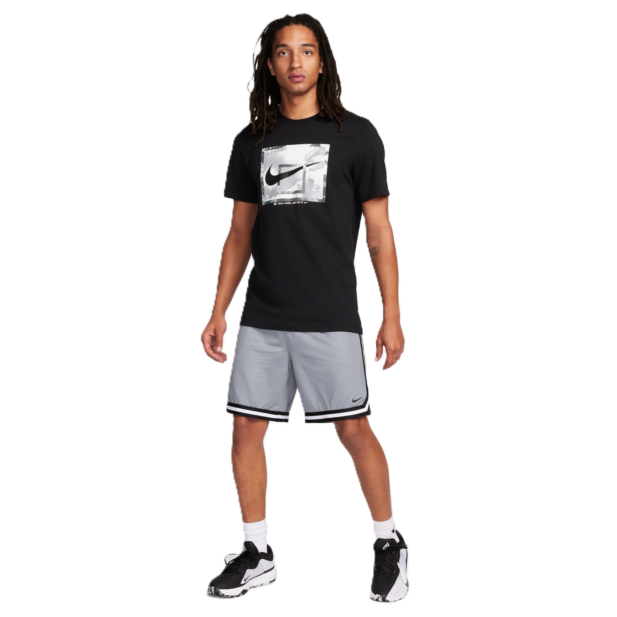 Nike DNA 8" Shorts "Cool Grey"