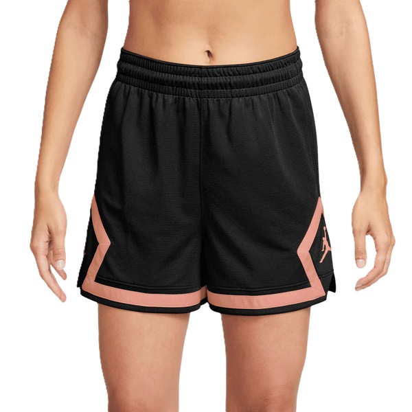 Jordan Wmns Diamond Shorts 4" - Svart/Mango