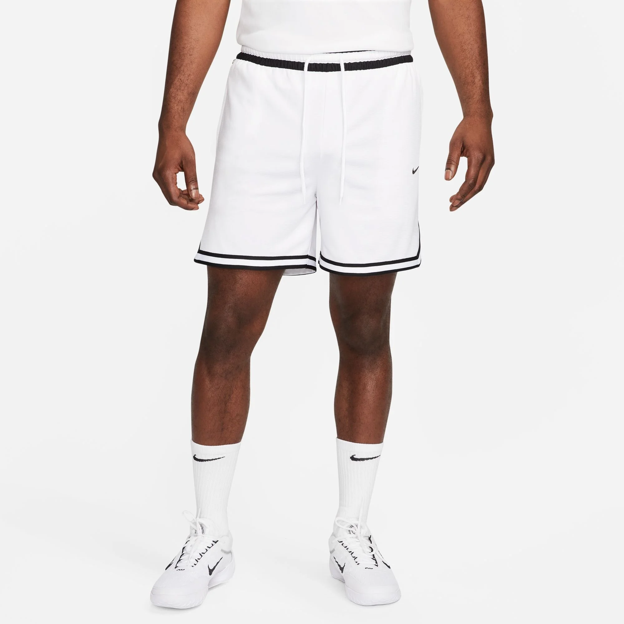 Nike DNA Dri-FIT 6-tum Shorts Vit/Svart