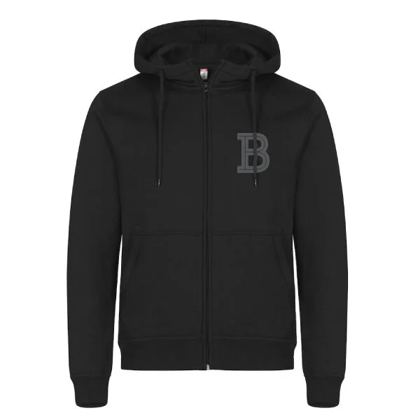 Blackeberg Basket Zip-hoody Svart