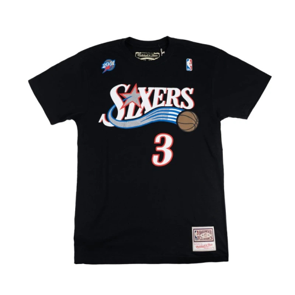 Name & Number Tee Allen Iverson Philadelphia 76ers