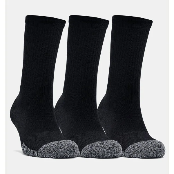Under Armour Basketstrumpa Crew 3-Pack Svart