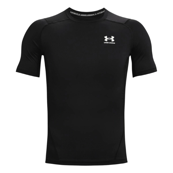 Under Armour Heatgear Tight Kort Ärm Svart