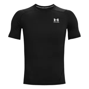 Under Armour Heatgear Tight Kort Ärm Svart
