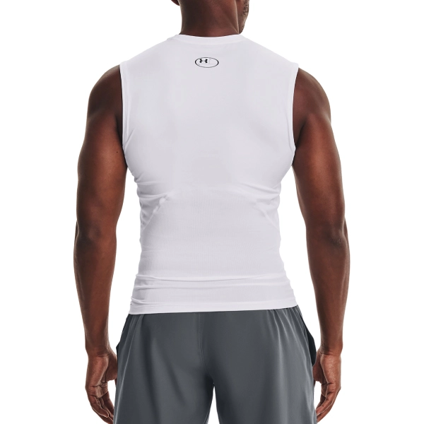 Under Armour Heatgear Top Utan Ärm Vit