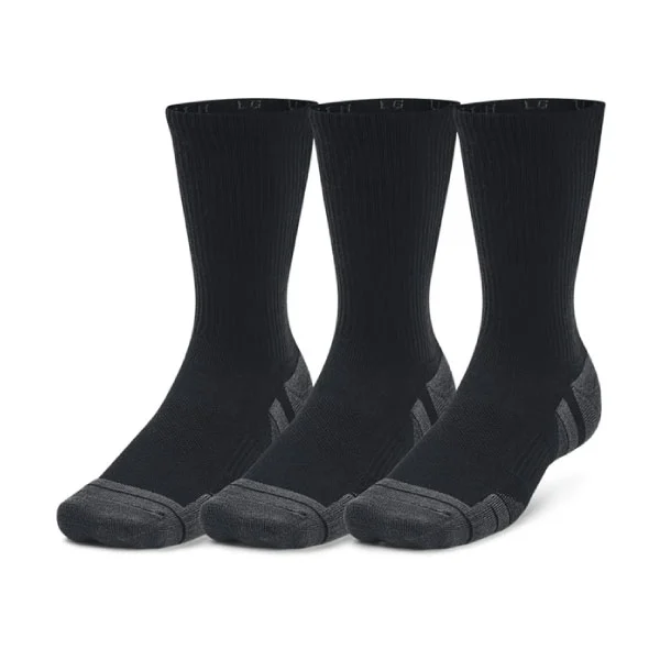 Under Armour Basketstrumpa Perf Tech Crew 3-Pack Svart