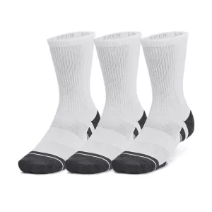 Under Armour Basketstrumpa Perf Tech Crew 3-Pack Vit