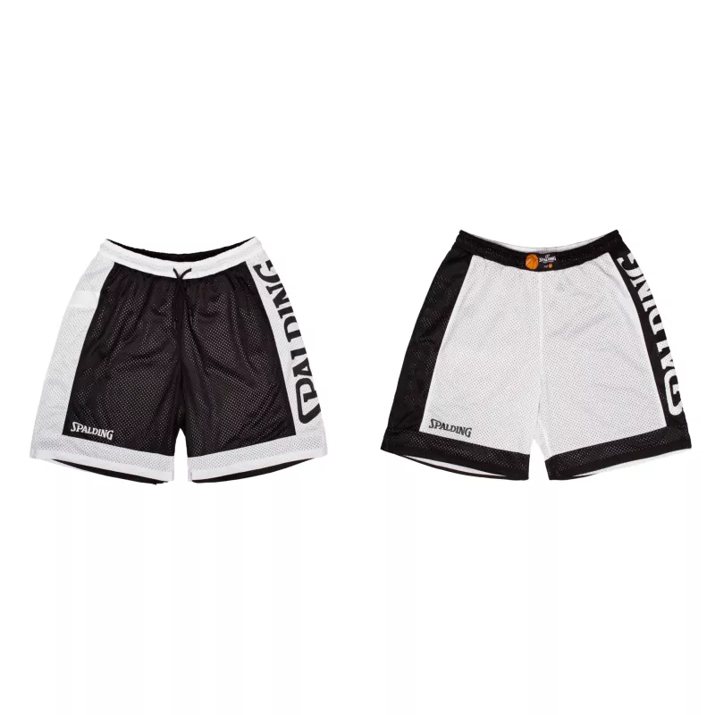 Spalding Vändbara Basketshorts Svart/Vit