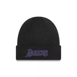 New Era LA Lakers Colour Pop Black Cuff Beanie