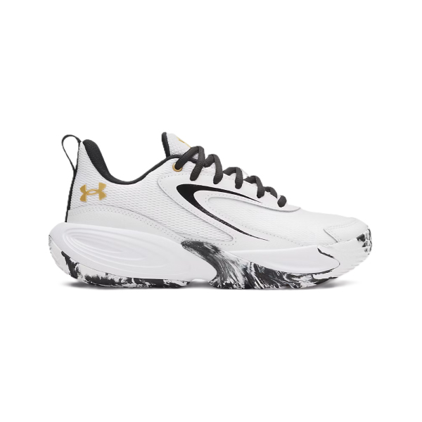 Under Armour Lockdown 8 Jr Vit/Svart