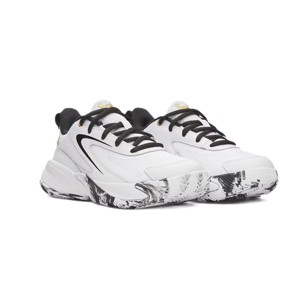 Under Armour Lockdown 8 Barn Vit/Svart