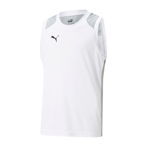 Puma Basketlinne Jr Vit/Grå