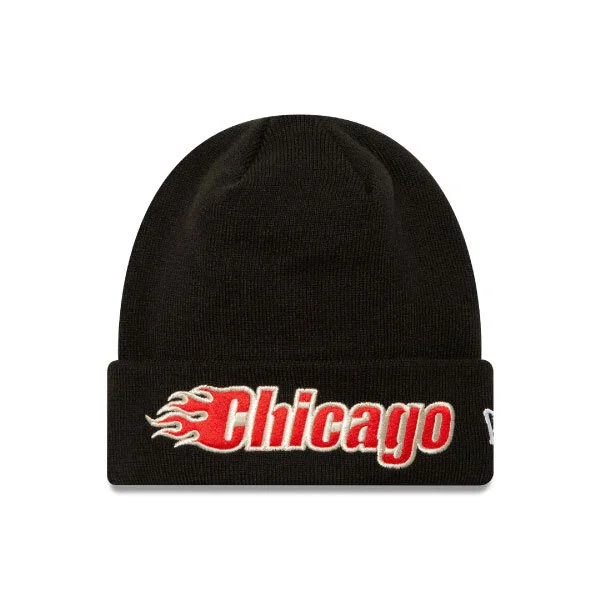 New Era Chicago Bulls Cuffed Beanie Svart