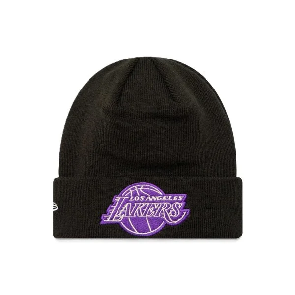 New Era LA Lakers Cuffed Beanie Svart