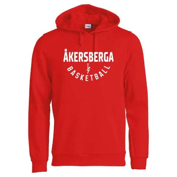 Åkersberga Basketball Hoody Röd