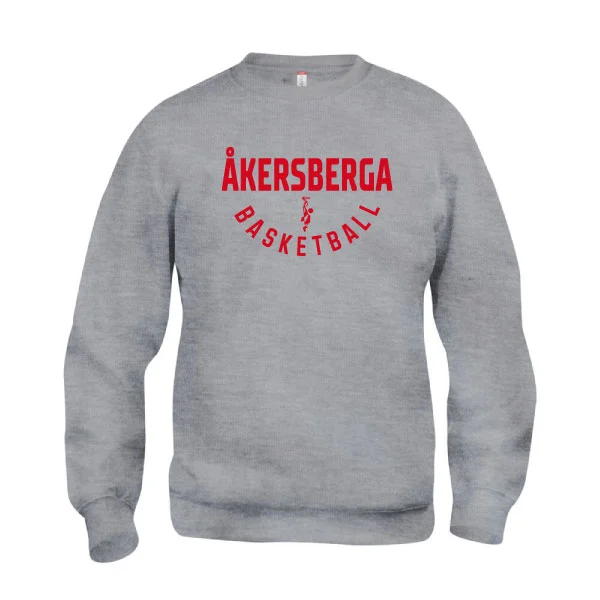 Åkersberga Basketball Sweatshirt Gråmelerad