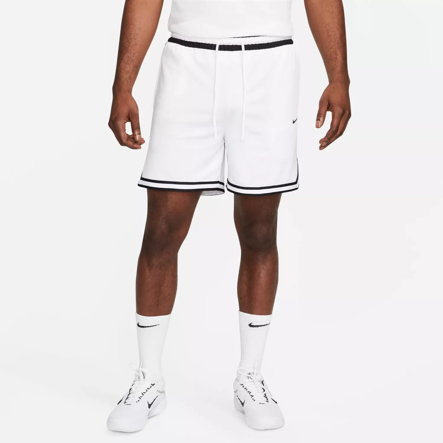 Nike DNA Dri-FIT 6-tum Shorts Vit/Svart