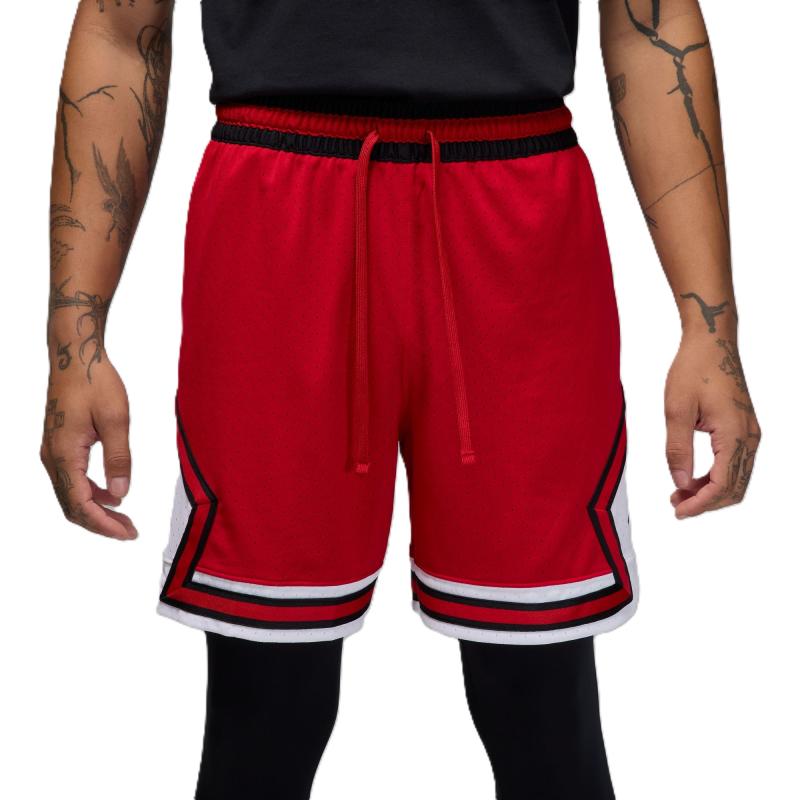 Jordan Diamond Mesh Shorts Röd/Vit/Svart