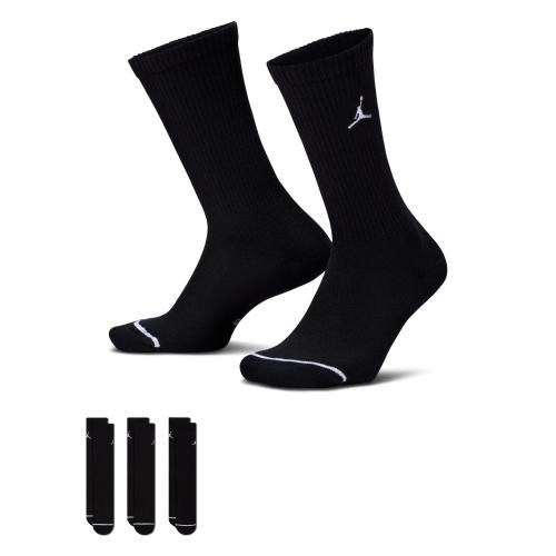 Jordan Everyday Elevated Crew Sock 3-Pack Svart