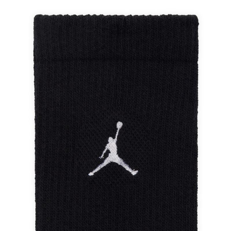 Jordan Everyday Elevated Crew Sock 3-Pack Svart