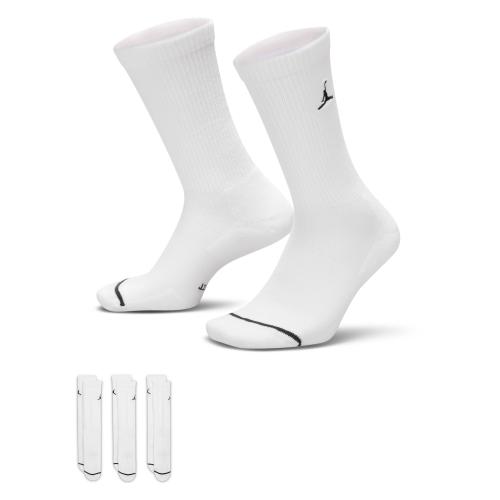 Jordan Everyday Elevated Crew Sock 3-Pack Vit