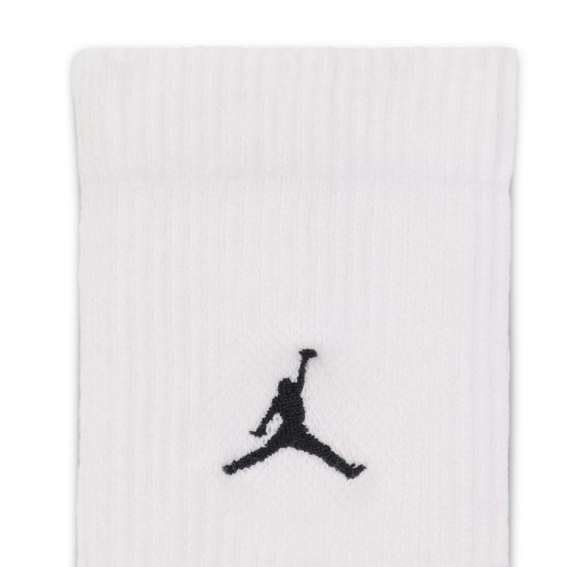 Jordan Everyday Elevated Crew Sock 3-Pack Vit