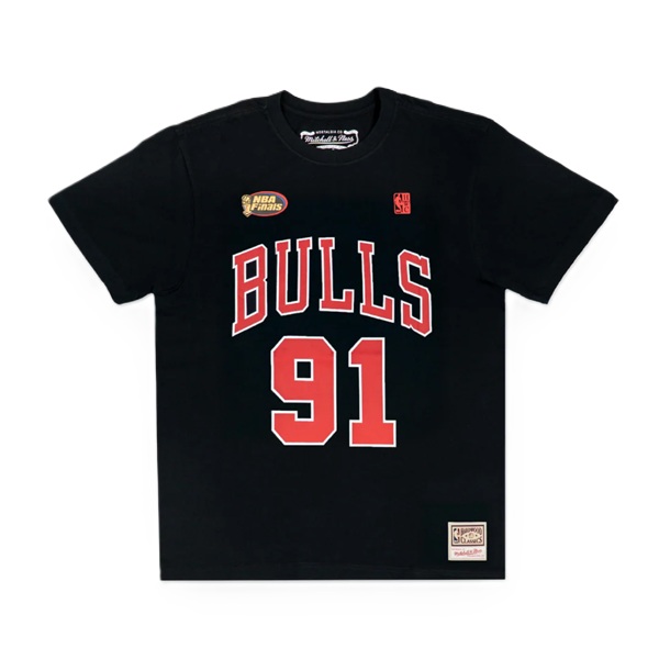 Name & Number Tee Dennis Rodman Chicago Bulls