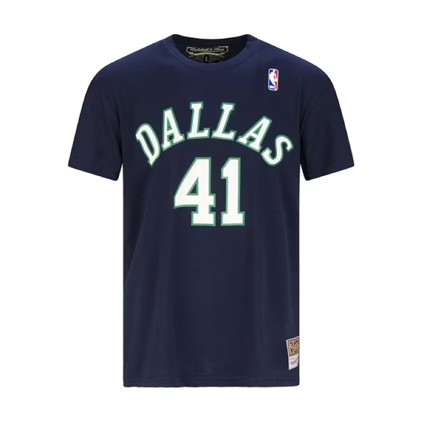 Name & Number Tee Dirk Nowitzki Dallas Mavericks
