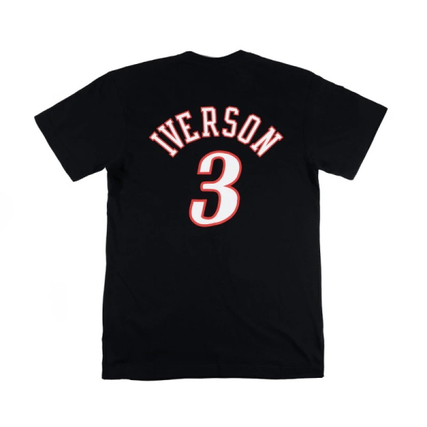 Name & Number Tee Allen Iverson Philadelphia 76ers