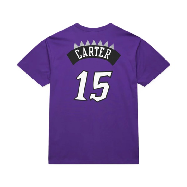 Name & Number Tee Vince Carter Toronto Raptors