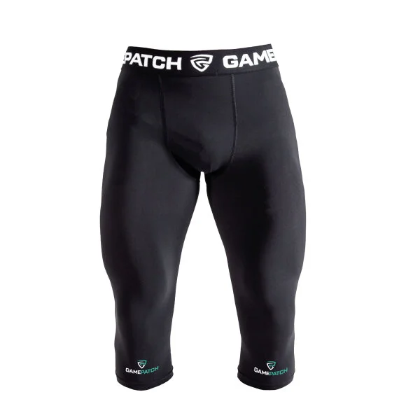 Gamepatch 3/4 Compression tights svart