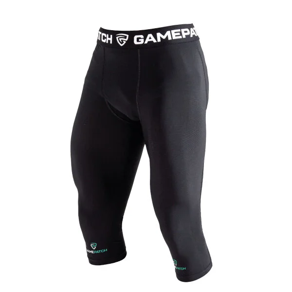 Gamepatch 3/4 Compression tights svart