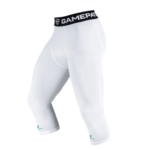 Gamepatch 3/4 Compression tights vit