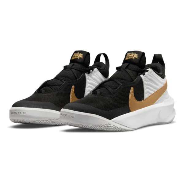 Nike Team Hustle D10 Jr Svart/Vit/Gold