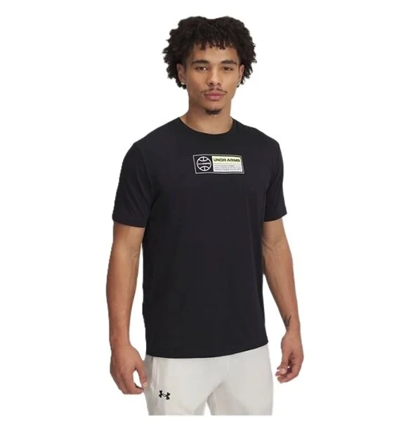 Under Armour 60/40s Hoops Tee Svart