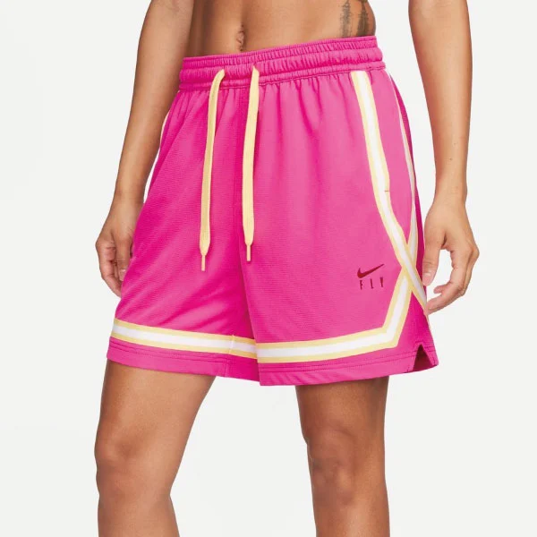 Nike Wmns Fly Crossover M2Z Shorts Rosa/Vit/Citron