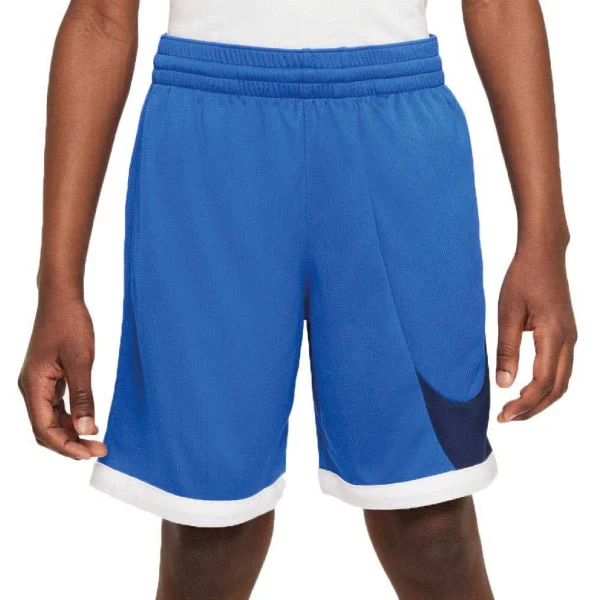 Nike HBR Basketshorts Jr Blå/Vit