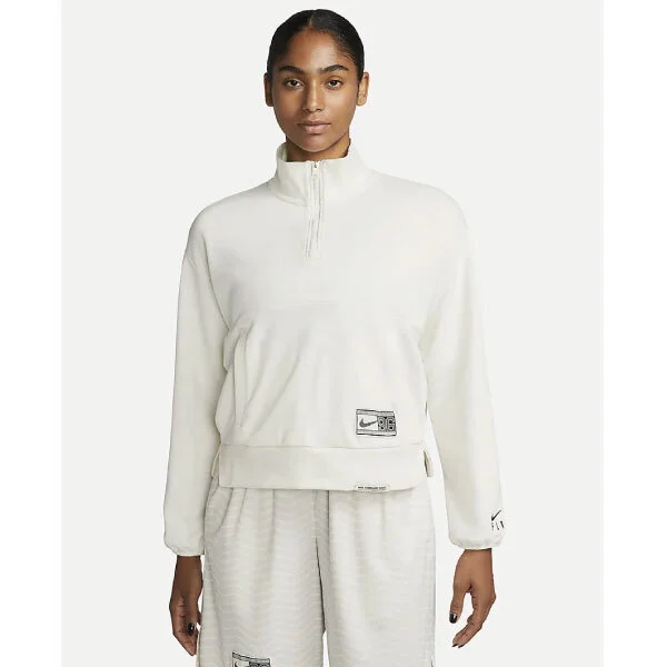Nike Wmns Dri-FIT Swoosh Fly 1/4-zip Creme