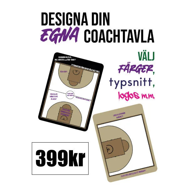Taktiktavla - Coachtavla i egen design