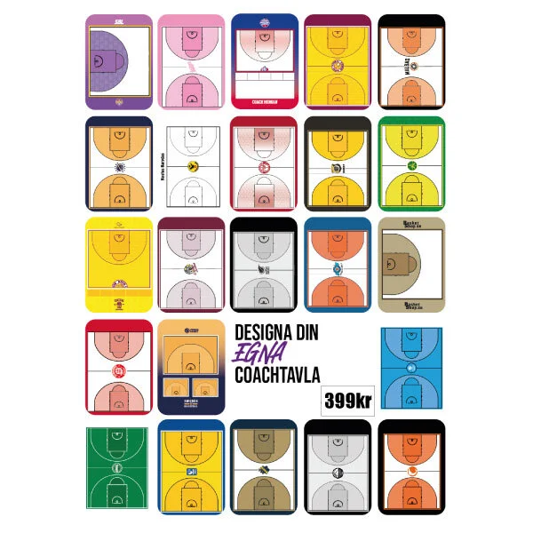 Taktiktavla - Coachtavla i egen design