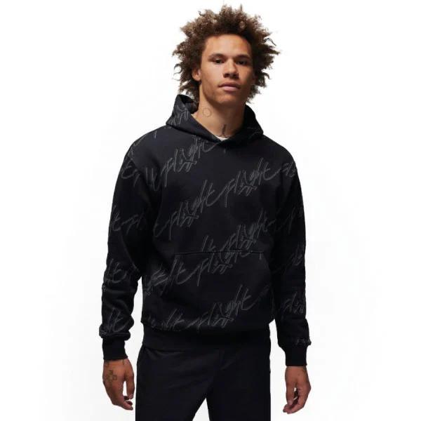 Jordan Flight All Over Print Hoody Svart