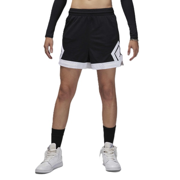 Jordan Wmns Diamond Shorts 4" - svart/vita